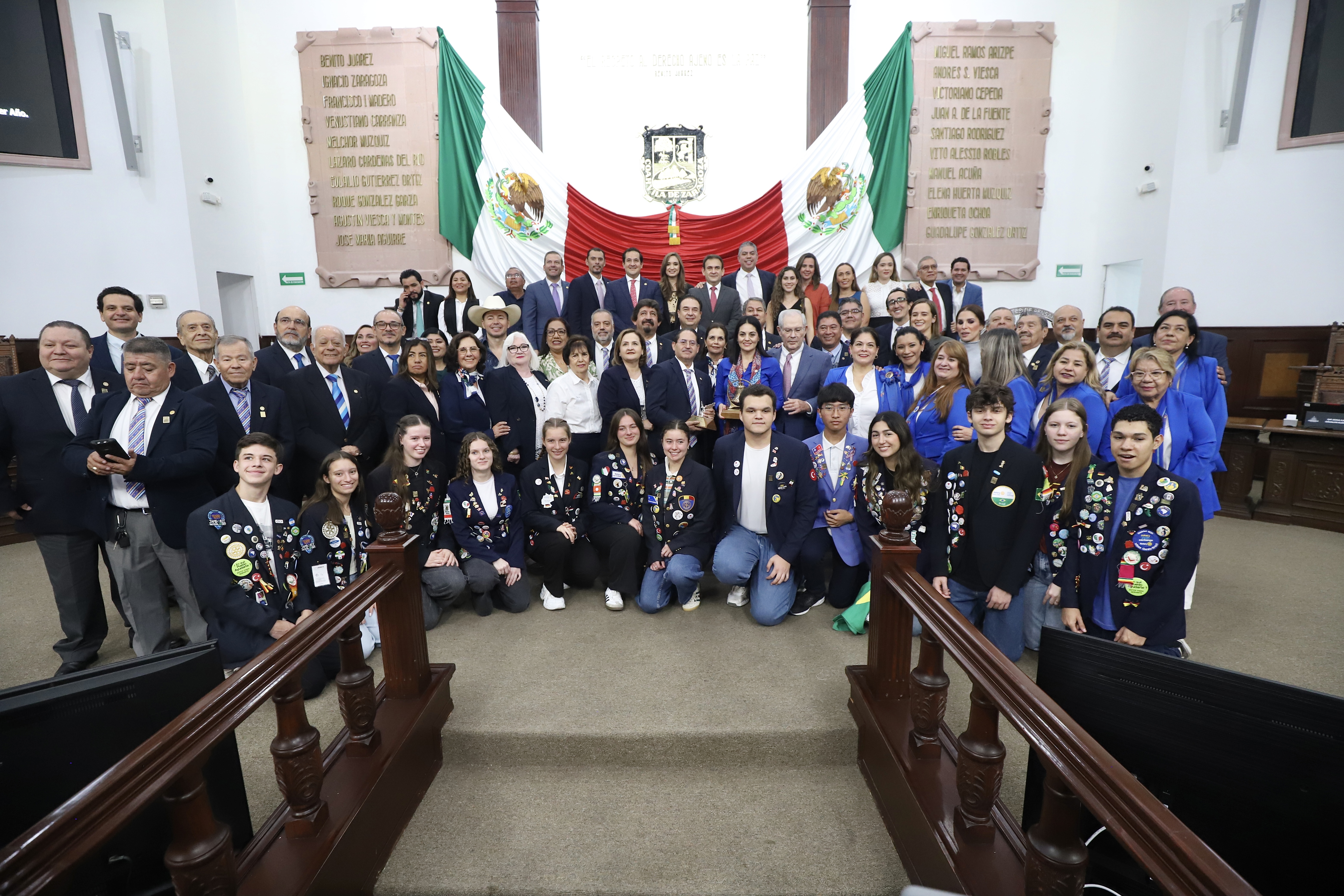 Reconoce Congreso de Coahuila al Club Rotario de Saltillo en el centenario de su fundación