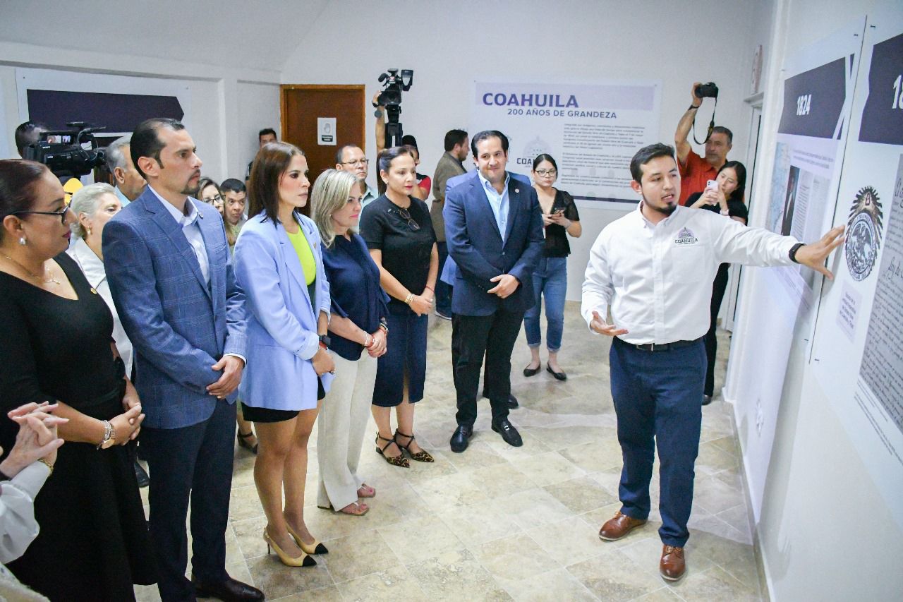 Inauguran exposición del Bicentenario de Coahuila y Texas