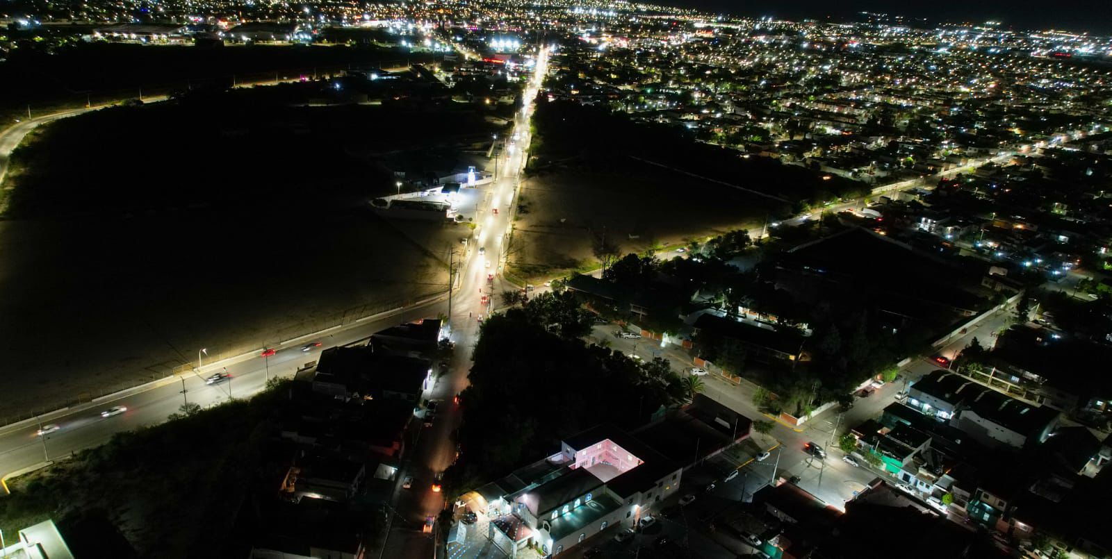 Avanza modernización del alumbrado público en Ramos Arizpe