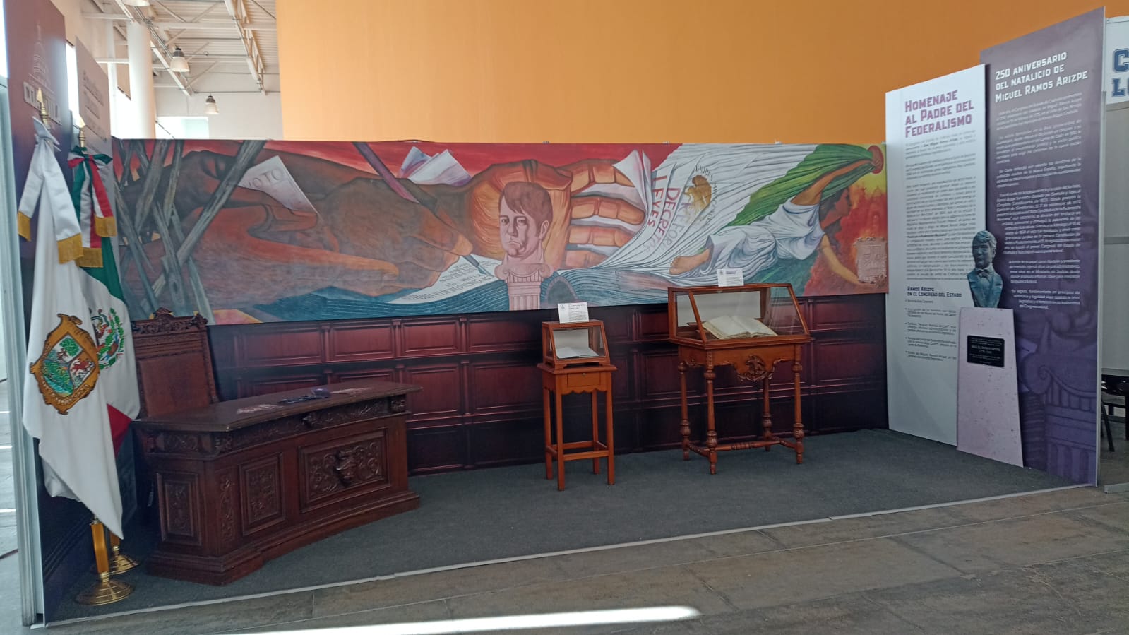 Participa Congreso de Coahuila en la Feria del Libro 2025, rinden homenaje a Miguel Ramos Arizpe