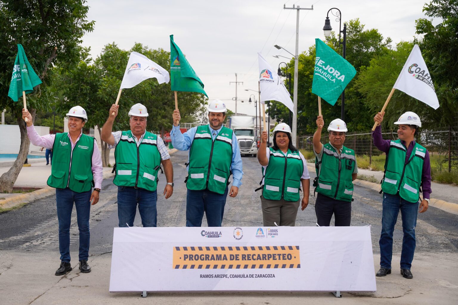 Gobierno de Tomás arranca más obras de recarpeteo en Ramos