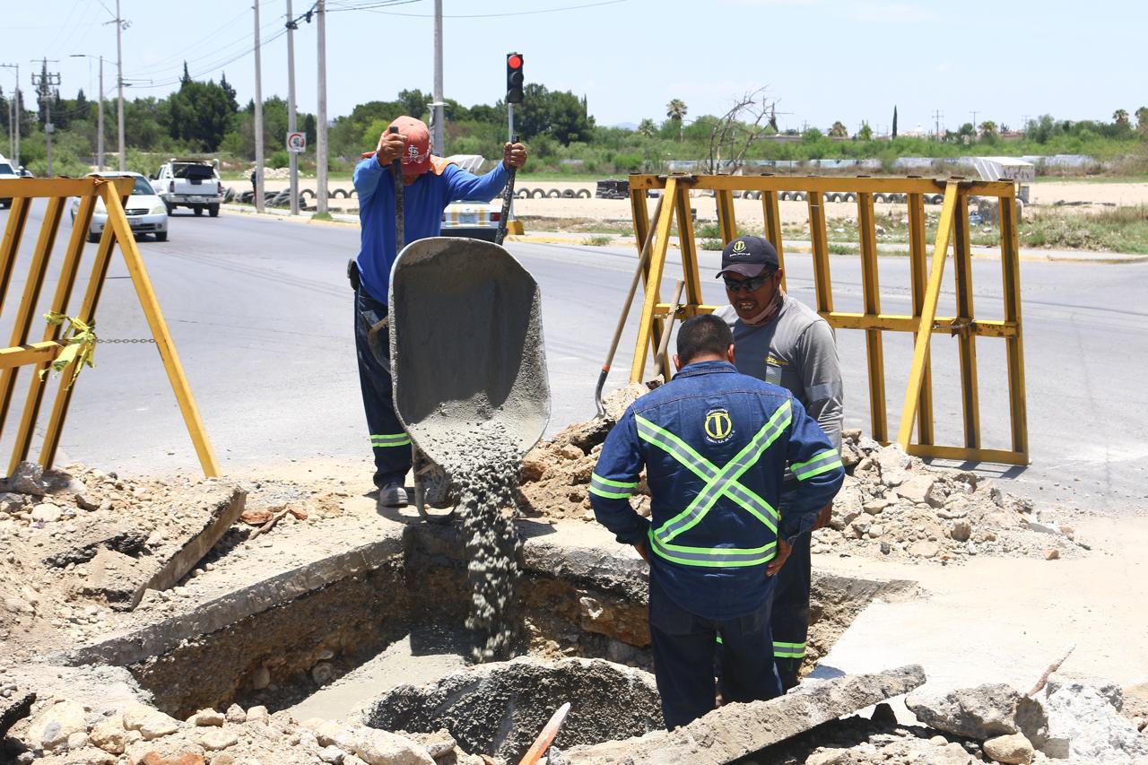 Concluyen obras de drenaje sanitario en diferentes puntos de Ramos