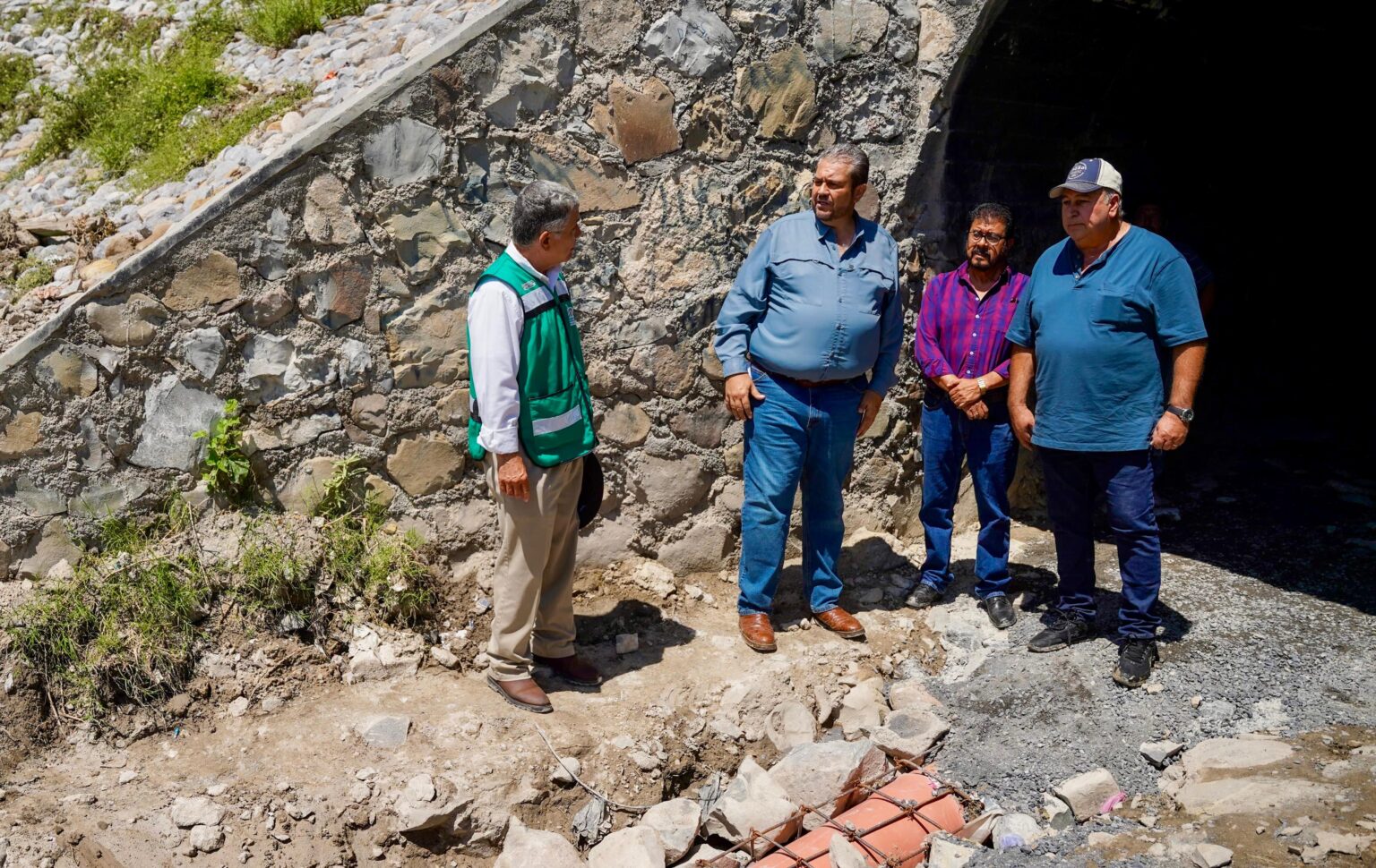 Supervisa Tomás acciones de mejora urbana en colonias de Ramos