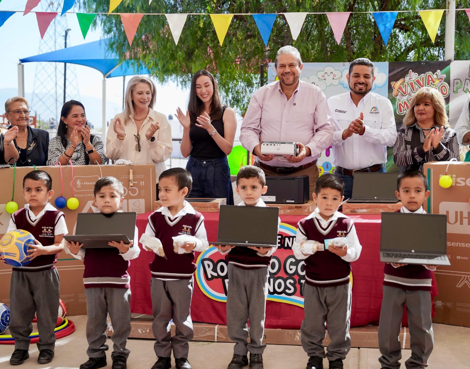 Impulsa Ramos, con hechos, educación de calidad