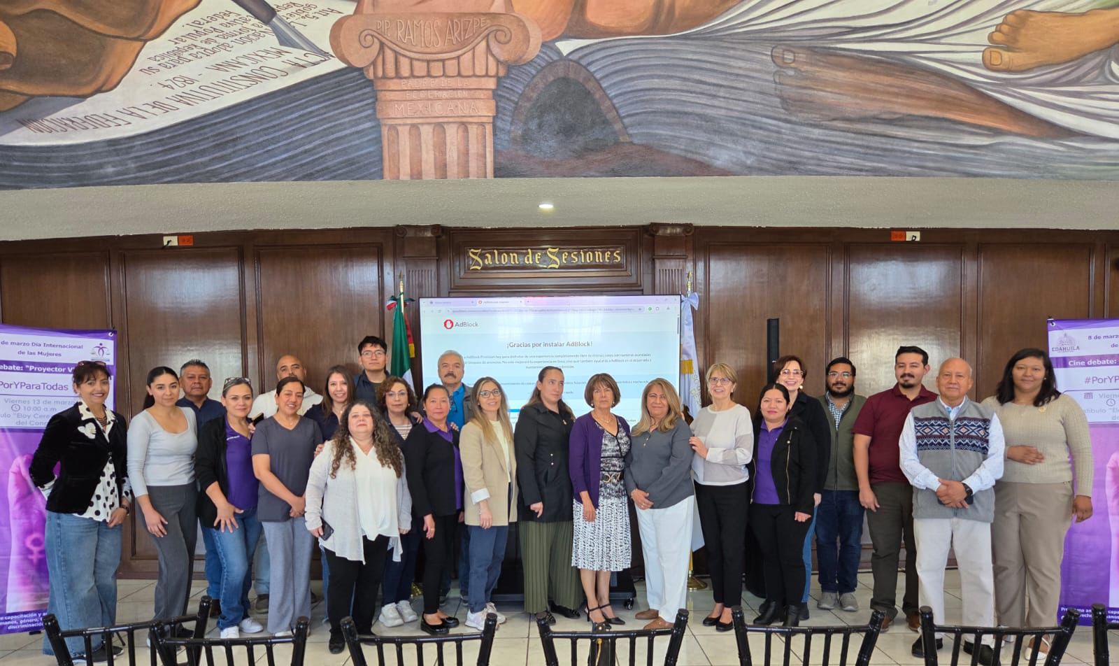 Continúan capacitaciones para la erradicación de la violencia contra la mujer en el Congreso del Estado