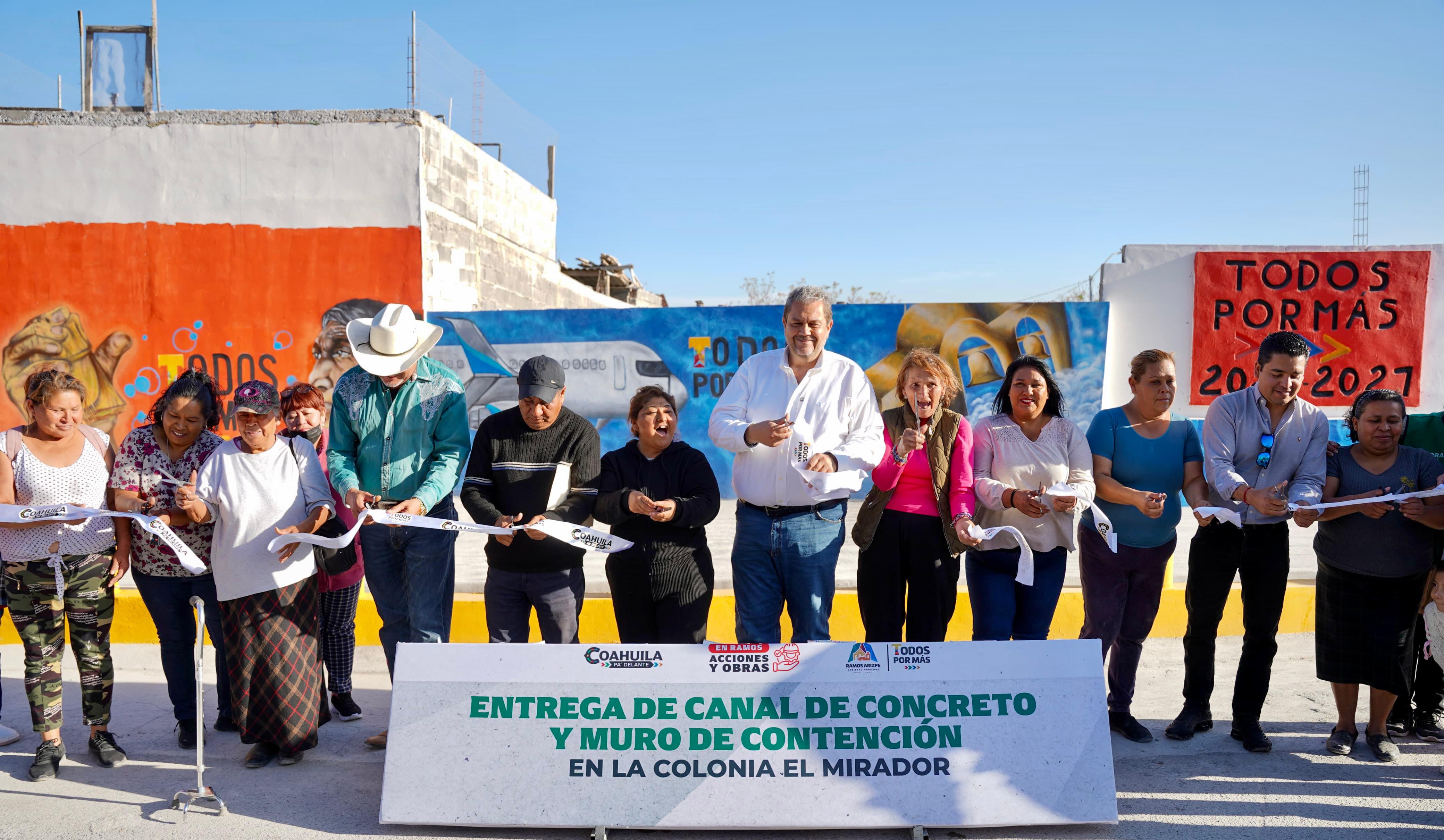 Reducen riesgos en Ramos Arizpe por lluvias con nueva infraestructura pluvial