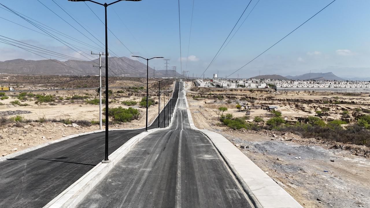 Avanza en Ramos Arizpe, obra del Camino del Real