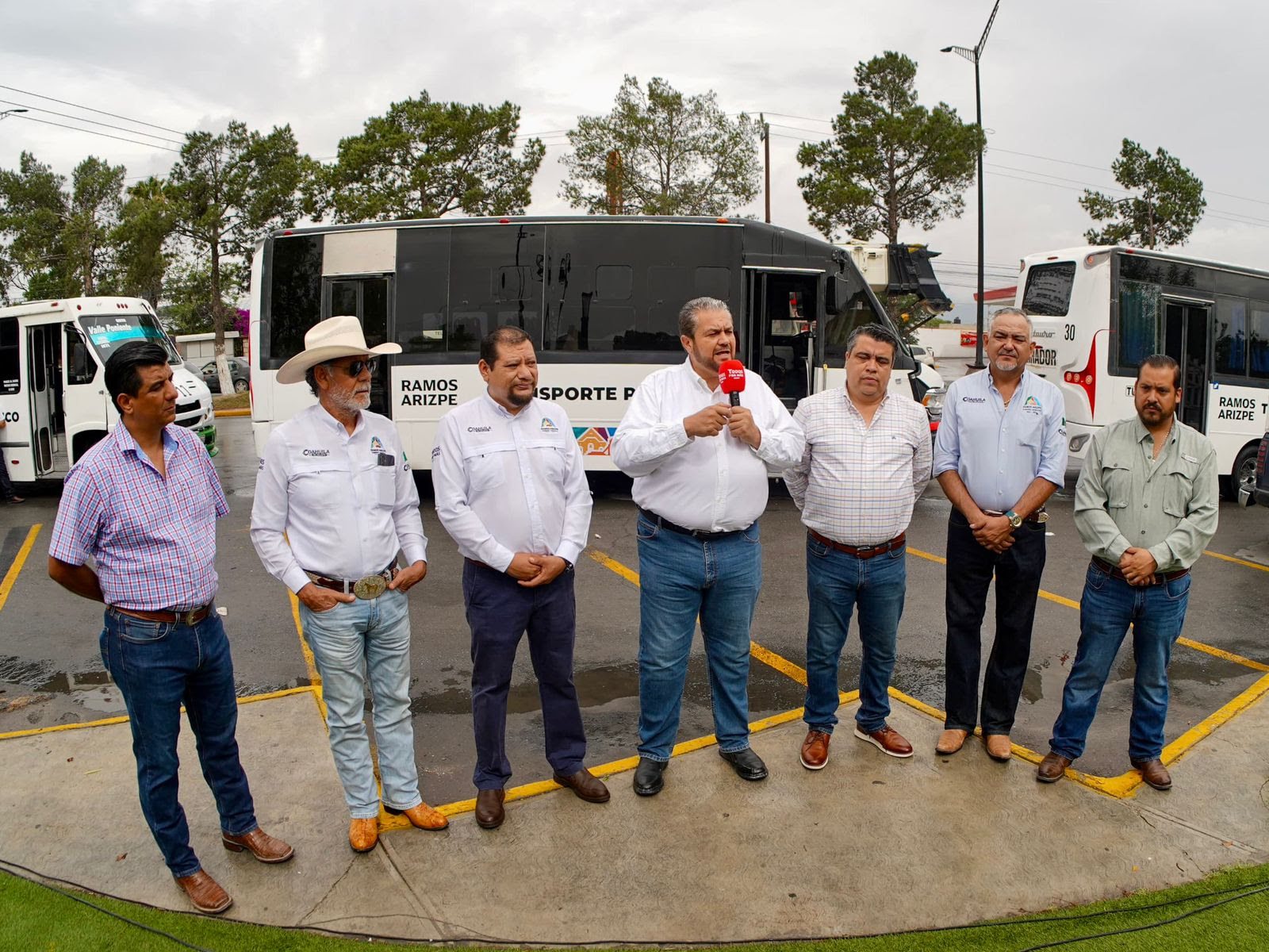Llegan unidades de transporte público para Ramos