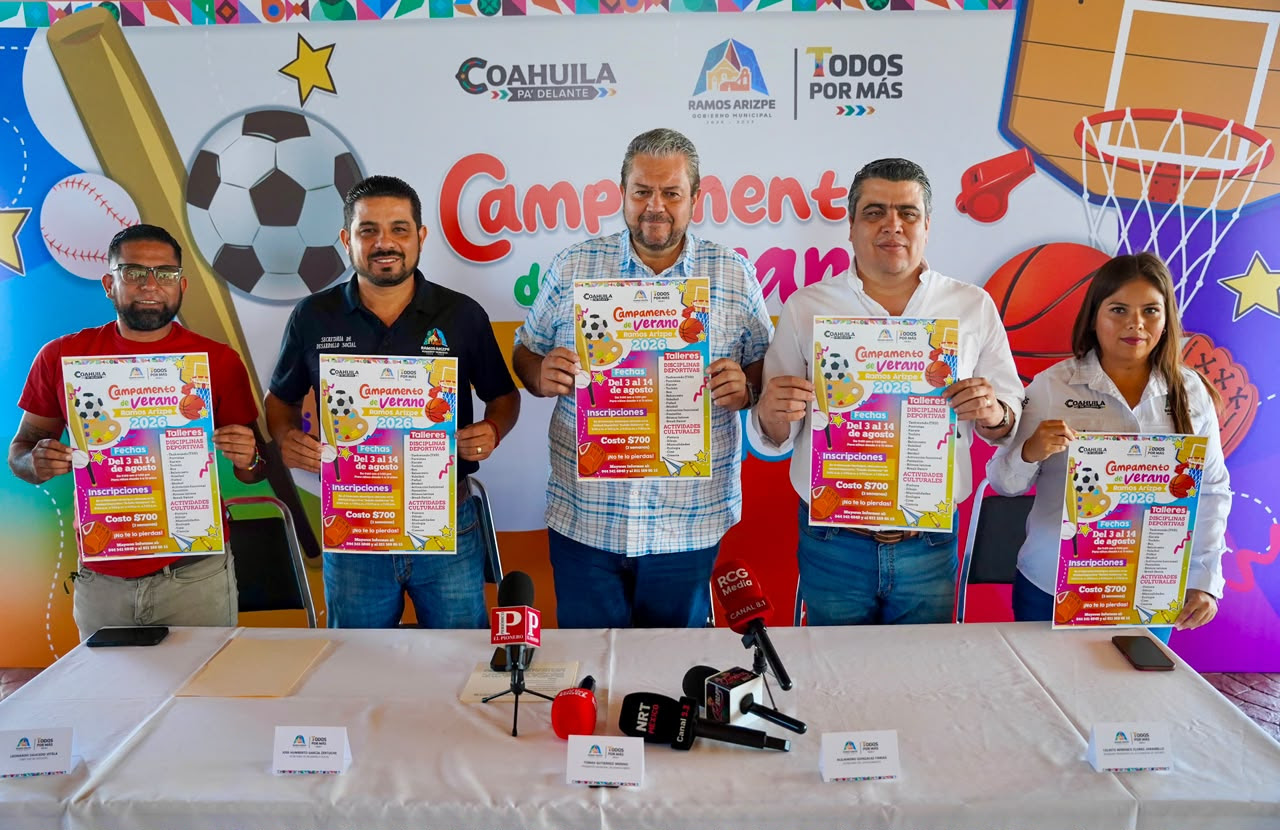 Invita Ramos Arizpe a aprovechar el Curso de Verano 2026